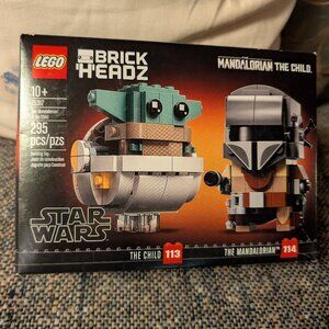 LEGO BrickHeadz STAR WARS The Mandalorian & the Child 75317 - New Sealed